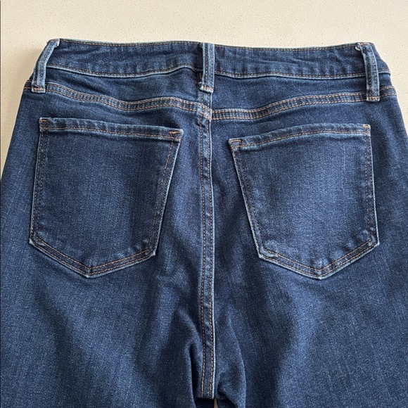 Quince Bella Stretch Straight Jeans Midnight Blue Size 27 - Picture 7 of 9